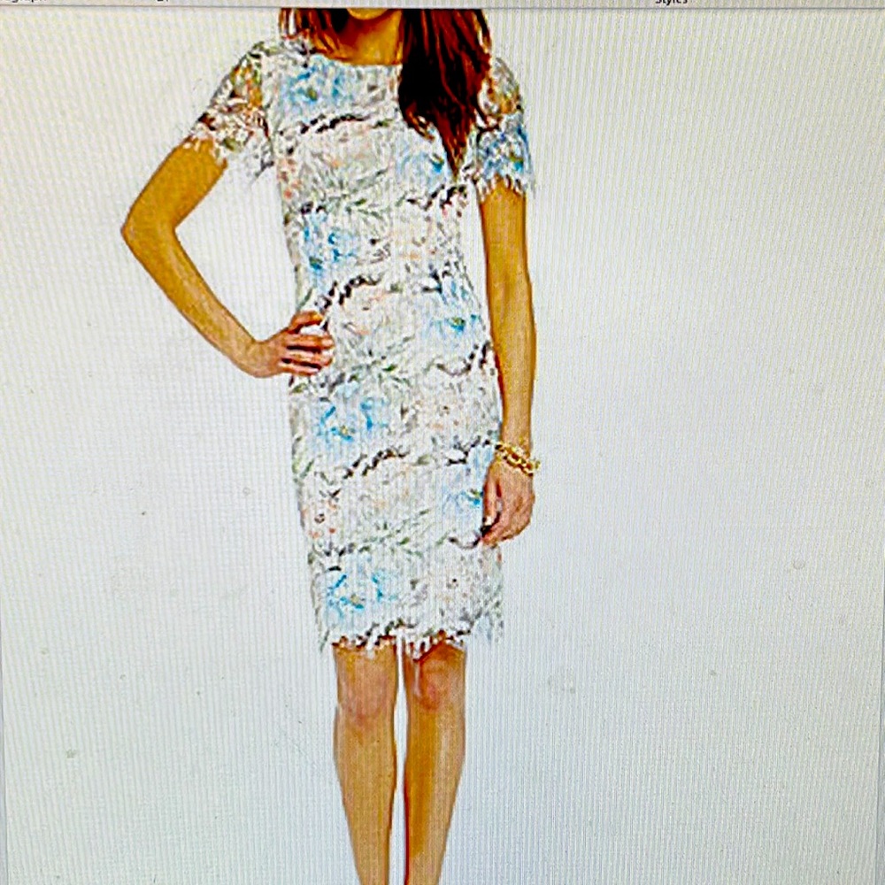 Preston & York lovely pastel sheath dress 18 - Picture 12 of 12